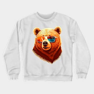 Fun Glasses Bear Crewneck Sweatshirt